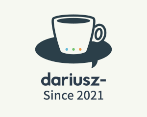 Latte - Coffee Cup Messenger logo design