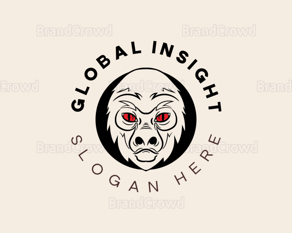 Wild Angry Gorilla Logo