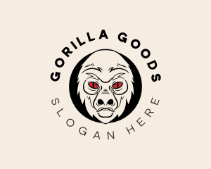 Gorilla - Wild Angry Gorilla logo design
