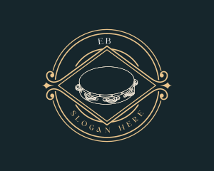 Musical Instrument Tambourine Logo