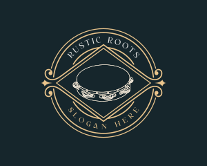 Musical Instrument Tambourine Logo