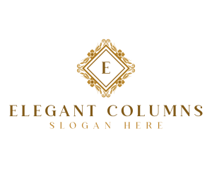 Elegant Floral Boutique logo design