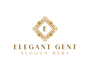 Elegant Floral Boutique logo design