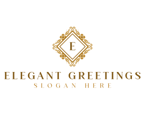 Elegant Floral Boutique logo design