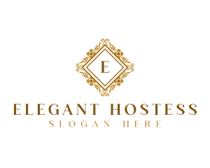 Elegant Floral Boutique logo design