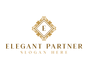 Elegant Floral Boutique logo design