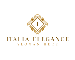 Elegant Floral Boutique logo design