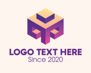 Establishment - 3D Abstract Establishment logo design