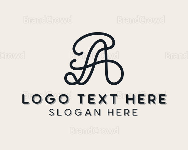Creative Business Letter A Logo
