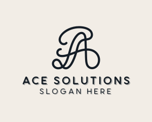 Creative Business Letter A logo design