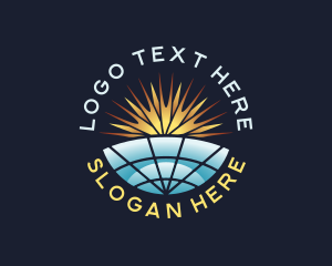 Power - Solar Power Energy logo design
