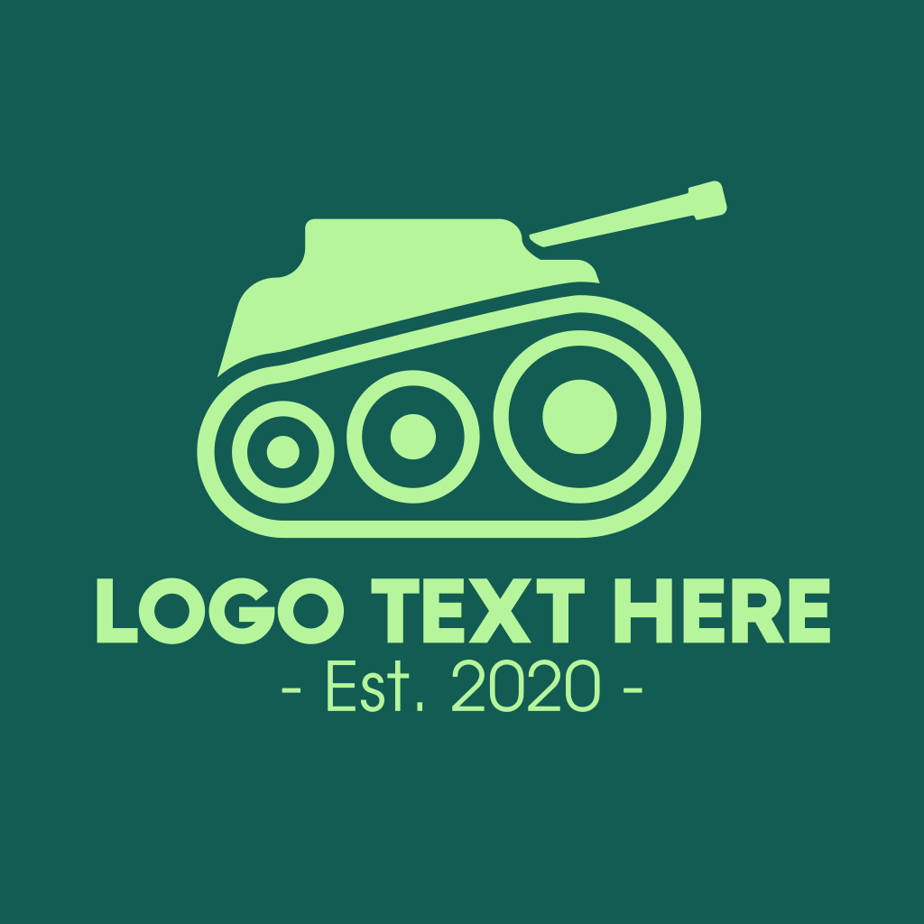 Green Military Tank Logo | BrandCrowd Logo Maker