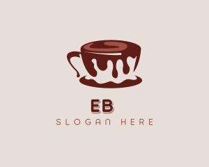Nougat - Chocolate Cocoa Drink logo design