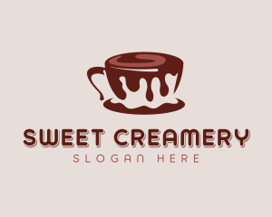 Chocolate Cocoa Drink logo design