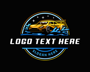 Garage - Automobile Car Wash logo design