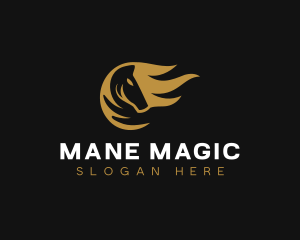 Mane - Horse Stallion Mane logo design