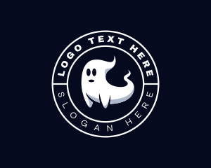 Soul - Spooky Halloween Ghost logo design