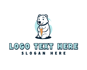 Dessert - Polar Bear Sundae Creamery logo design