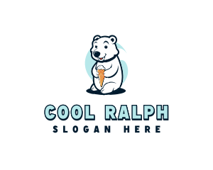 Polar Bear Sundae Creamery logo design