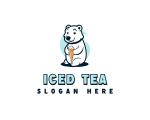 Polar Bear Sundae Creamery logo design