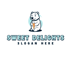 Polar Bear Sundae Creamery logo design