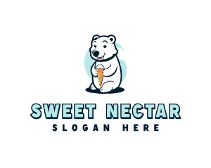 Polar Bear Sundae Creamery logo design