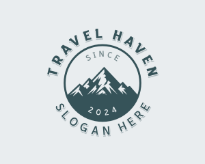 Tourist - Travel Tourist Mountain logo design