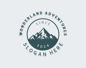 Travel Tourist Mountain logo design