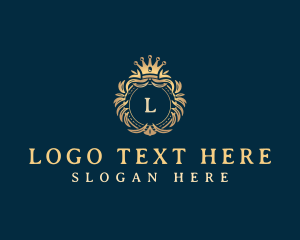 Luxe - Deluxe Royal Crown logo design