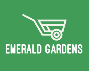 Wheelbarrow Garden Tool logo design