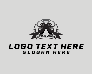 Auto - Wrench Tire Repair logo design