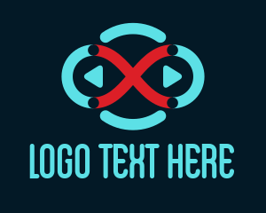 Play - Multimedia Video Loop logo design