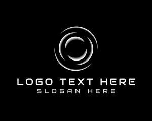 Data - Artificial Intelligence Ripple logo design