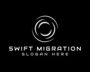 Migration - Artificial Intelligence Ripple logo design
