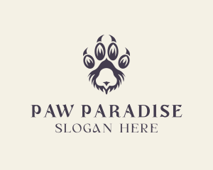 Paw - Wildlife Paw Vet logo design