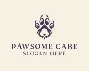 Vet - Wildlife Paw Vet logo design