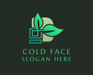 Simple Square Plant Box Logo