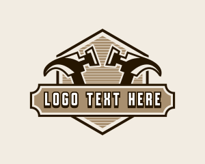 Maintenance - Hammer Carpentry Renovation logo design