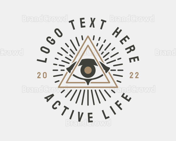 Mystical Illuminati Eye Logo