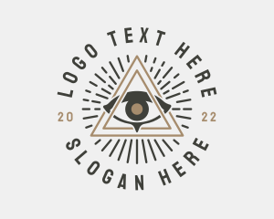 Mystical Illuminati Eye logo design