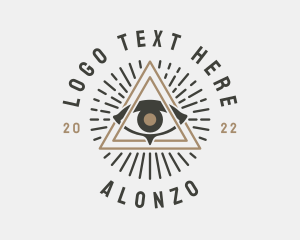 Mystical Illuminati Eye logo design