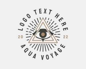 Mystical Illuminati Eye logo design