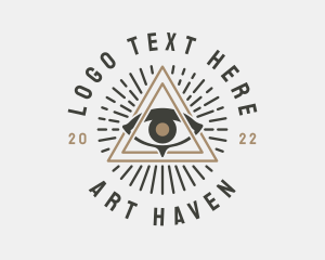 Mystical Illuminati Eye logo design