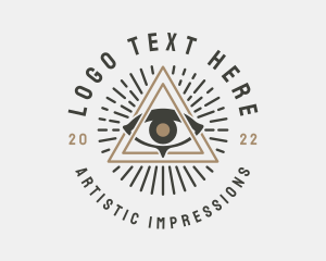 Mystical Illuminati Eye logo design