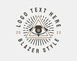 Mystical Illuminati Eye logo design