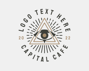 Mystical Illuminati Eye logo design