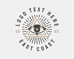 Mystical Illuminati Eye logo design