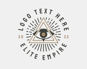 Mystical Illuminati Eye logo design