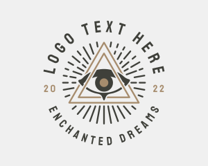 Mystical - Mystical Illuminati Eye logo design