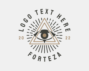 Mystical Illuminati Eye logo design